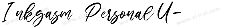 Inkgasm   Personal U字体转换